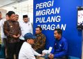 Menteri P2MI Launching Fasilitas Lounge Khusus PPMI di Bandara Internasional Lombok