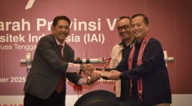 Gubernur NTB Lalu Muhamad Iqbal Saat Membuka dan Menghadiri Musyawarah Provinsi (Musprov) VII Ikatan Arsitek Indonesia (IAI) NTB