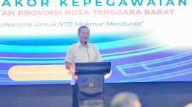 Gubernur NTB, Lalu Muhamad Iqbal, secara resmi membuka Musyawarah Perencanaan Pengembangan Kompetensi (Musrenbangkom) ASN dan Rapat Koordinasi Kepegawaian Pemerintah Provinsi NTB