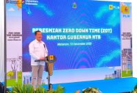 Peluncuran, Pemerintah Provinsi Nusa Tenggara Barat (NTB) bersama PT PLN (Persero) resmi menerapkan sistem Zero Down Time di kawasan Kantor Gubernur NTB