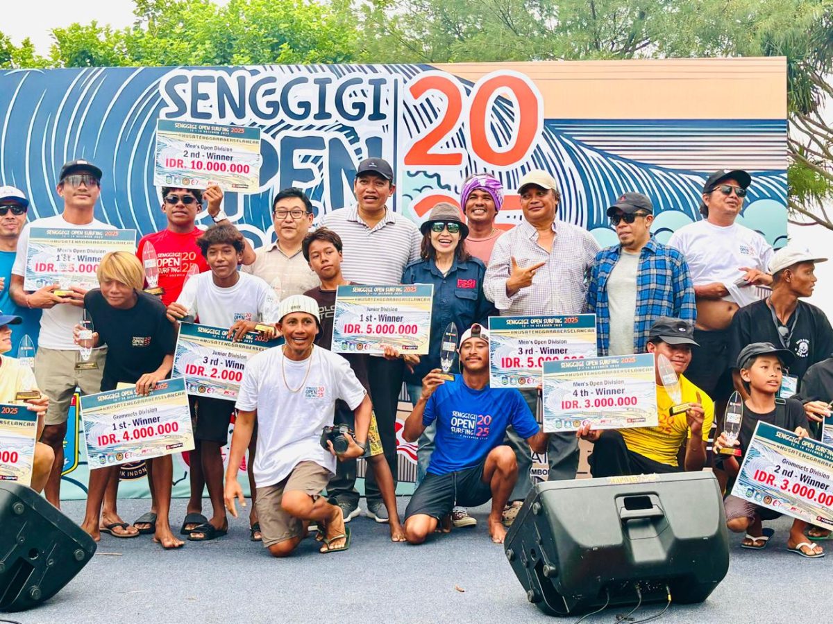 Deretan Sang Juara Senggigi Open Surfing 2025