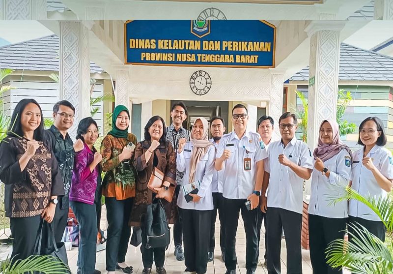 Dinas Kelautan dan Perikanan (Dislutkan) Provinsi NTB menerima audiensi dari Social Entrepreneurship dan Incubation (SEI) Group Kantor Pusat BRI.