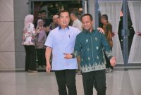 Kunjungan resmi Gubernur Sulawesi Selatan (Sulsel) Andi Sudirman Sulaiman bersama jajaran Forkopimda, bupati/wali kota, serta Ketua TP PKK Sulsel ke Pendopo Gubernur NTB