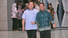 Kunjungan resmi Gubernur Sulawesi Selatan (Sulsel) Andi Sudirman Sulaiman bersama jajaran Forkopimda, bupati/wali kota, serta Ketua TP PKK Sulsel ke Pendopo Gubernur NTB