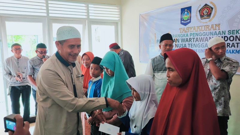 Persatuan Wartawan Indonesia (PWI) Provinsi Nusa Tenggara Barat (NTB) resmi menempati sekretariat barunya yang berlokasi di Jalan Mahoni, belakang Kantor Imigrasi Mataram. Peresmian penggunaan fasilitas baru ini ditandai dengan acara tasyakuran