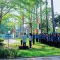 Upacara Bendera dihalaman Kantor DLHK Provinsi NTB 