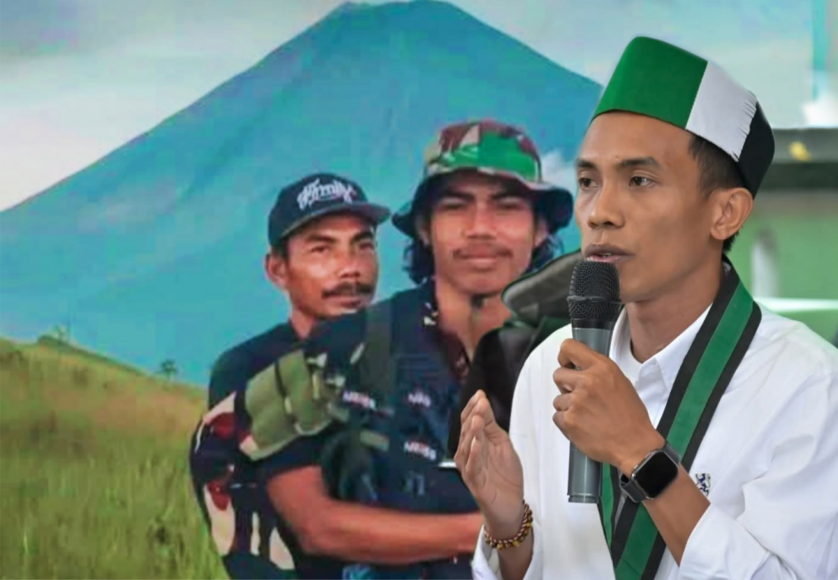 Ketua Umum Badko HMI Bali-Nusra, Caca Handika, dan Korban Saudara Kifen dan Orang Tua Korban