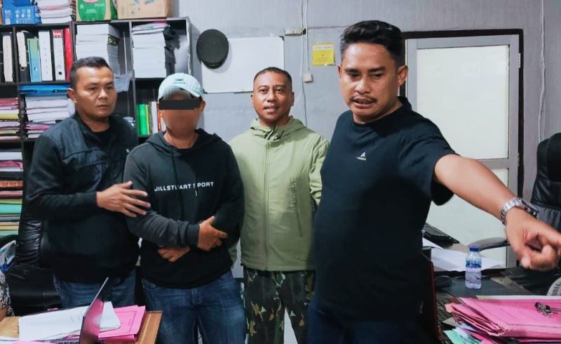 Polsek Hu'u Berhasil mengamankan Seorang terduga pelaku Dugaan Pemerkosaan Anak Tiri berinisial H.