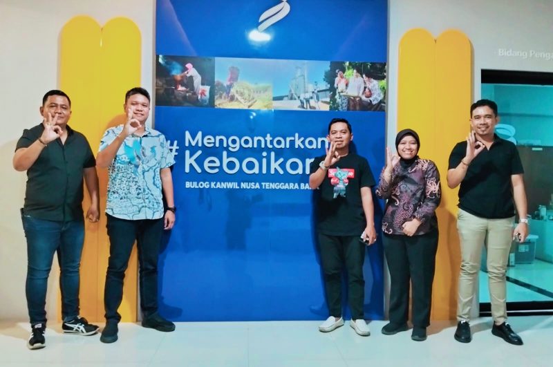 Ketua Dewan Pimpinan Daerah (DPD) Pemuda Tani Nusa Tenggara Barat (NTB) dengan Jajaran melakukan silaturahmi dan audiensi dengan Kantor Wilayah Perum Bulog NTB
