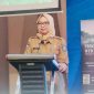 Kepala Bappeda Provinsi NTB, Baiq Nelly Yuniarti, saat membuka Lokakarya Inisiasi Pembentukan Forum Perempuan Penjaga dan Pengelola Hutan Indonesia (FP3HI) di Hotel Aston Inn, Selasa (13/1/2026).