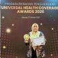Keterangan Foto: Wakil Gubernur Nusa Tenggara Barat, Hj. Indah Dhamayanti Putri, S.E., M.IP., menerima penghargaan Universal Health Coverage (UHC) Pratama Awards 2026 pada acara penganugerahan UHC Awards di Ballroom JIEXPO Kemayoran, Jakarta Pusat, Selasa (27/1/2026).