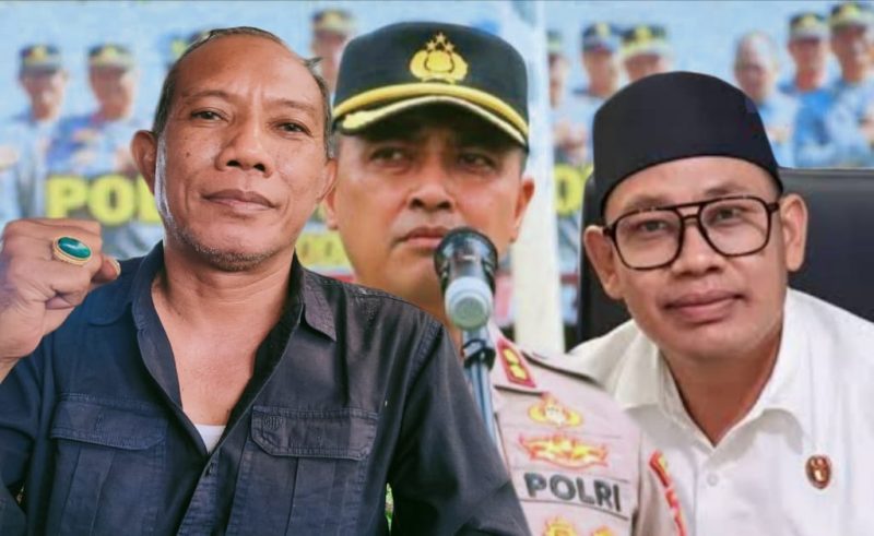 Foto Ketua DPW Partai Ummat NTB:
Ketua DPW Partai Ummat NTB, Yuliadin alias Bucek, saat memberikan keterangan terkait kasus narkoba yang menyeret aparat kepolisian di Bima Kota.