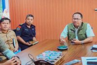 Kepala Dinas Kelautan dan Perikanan NTB, Muslim, S.T., M.Si., menerima kunjungan Yayasan TERANGI di Mataram, membahas pengembangan program blue carbon di Lombok Timur.