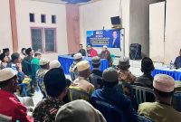 Anggota Komisi III DPRD NTB, Muhammad Aminurlah (Aji Maman), saat berdialog dengan warga dalam agenda reses di Kecamatan Donggo Timur, Kabupaten Bima, Selasa (10/2/2026).