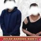 Petugas Polresta Mataram menunjukkan kedua terduga pengedar sabu, HER (39) dan FAH (28), hasil penggerebekan peredaran narkotika di Karang Bagu, Kecamatan Cakranegara, NTB.