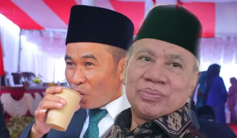 Ketua DPW PPP NTB H. Muzihir saat memberikan pernyataan terkait pemblokiran wartawan oleh Anggota DPRD Dompu Baharuddin.