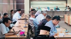 Ketua DPRD NTB Hj Isvie Rupaeda memimpin dialog bersama Bappenas RI membahas penyusunan dokumen Rencana Pembangunan Rendah Karbon dan Berketahanan Iklim yang tengah diproses menjadi Pergub di Mataram, Selasa (3/3/2026).