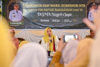 Wakil Gubernur NTB, Indah Dhamayanti Putri, saat konsolidasi bersama kepala sekolah SMA, SMK, dan SLB se-Kecamatan Sape, mendorong peningkatan mutu pendidikan.