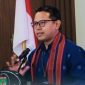 Kepala Bidang P2EPD Bappeda Provinsi NTB, Firmansyah, S.Hut., M.Si., saat menyampaikan paparan dalam Musrenbang RKPD Tahun 2027 Kabupaten Lombok Utara yang digelar di Sira Beach House & Golf Country Club, Rabu (5/3/2026).