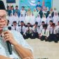 Akhdiansyah saat memberikan arahan kepada peserta Makesta IPNU-IPPNU Kota Bima terkait pentingnya kaderisasi dan penguatan struktur organisasi.