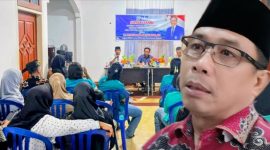 H. Muhamad Aminurlah saat sosialisasi Raperda Perlindungan PMI di Kota Bima bersama perwakilan penyalur tenaga kerja dan pemerintah daerah.