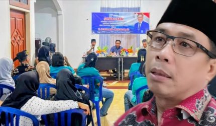 H. Muhamad Aminurlah sosialisasi Raperda Perlindungan PMI di Kota Bima