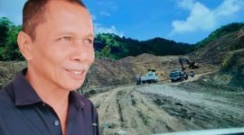Anggota DPRD NTB Fakhruddin Rob saat melakukan pengawasan langsung terhadap progres pembangunan jalan Lenangguar–Lunyuk di Kabupaten Sumbawa.
