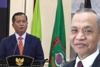 Gubernur NTB Lalu Muhamad Iqbal melantik Abul Chair sebagai Sekretaris Daerah Provinsi NTB di Pendopo Gubernur, Mataram, Kamis (9/4/2026).