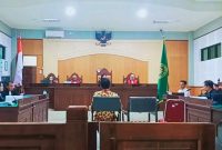 Suasana persidangan kasus dugaan gratifikasi Dana Siluman DPRD NTB di Pengadilan Negeri Tipikor Mataram, Kamis (9/4/2026), yang menghadirkan saksi Kepala BKAD NTB Nursalim.