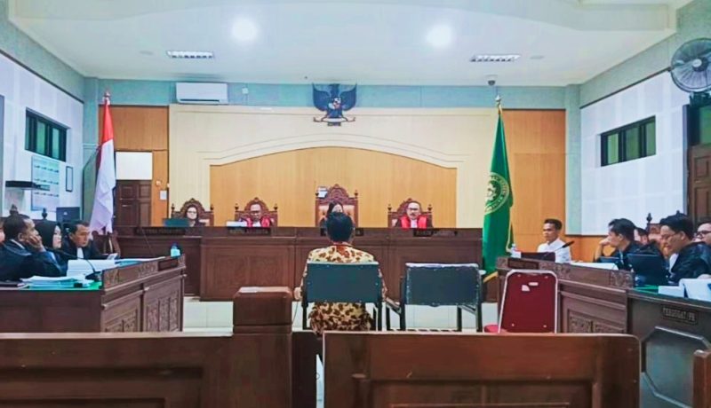 Suasana persidangan kasus dugaan gratifikasi Dana Siluman DPRD NTB di Pengadilan Negeri Tipikor Mataram, Kamis (9/4/2026), yang menghadirkan saksi Kepala BKAD NTB Nursalim.
