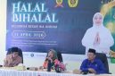 Ketua IKA Unram, Baiq Isvie Rupaeda, saat menghadiri kegiatan Halal Bihalal bersama keluarga besar alumni Universitas Mataram di Gedung IKA Unram, Mataram, Sabtu (11/4/2026).