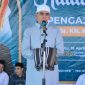TGB Muhammad Zainul Majdi saat menyampaikan tausiyah dalam acara Halalbihalal NWDI di Mataram.