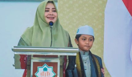 Indah Dhamayanti Putri menghadiri Halalbihalal RKB-WRKB Pulau Lombok di UIN Mataram dan menyerukan gotong royong masyarakat