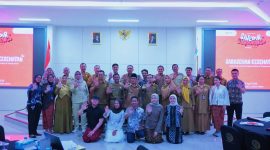 Suasana sarasehan kesehatan Lindungi Kini Nanti di Lombok Utara yang membahas ancaman Iklan rokok terhadap Siswa di sekitar Sekolah.