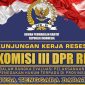 Dokumen surat resmi kunjungan kerja reses Komisi III DPR RI ke NTB yang memuat agenda evaluasi penegakan hukum dan ditandatangani pimpinan DPR RI.