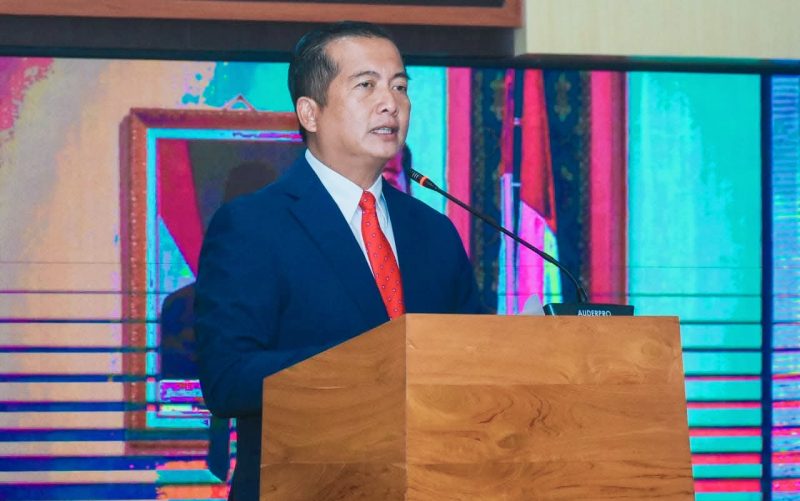 Suasana Rapat Paripurna DPRD NTB saat penyampaian rekomendasi LKPJ Kepala Daerah Tahun 2025 di Kantor Gubernur NTB.