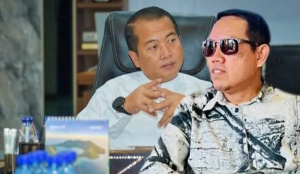 Gubernur NTB Lalu Muhammad Iqbal dan pengacara Rusdiansyah dalam polemik laporan penyebaran nomor HP dan isu kriminalisasi aktivis
