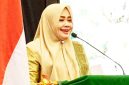 Wakil Gubernur NTB Indah Damayanti Putri menyampaikan kata sambutan saat menghadiri kegiatan upgrading IPPAT NTB dalam momentum Hari Kartini di Mataram.