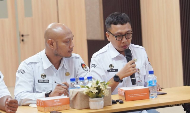 Perwakilan KPU NTB saat melakukan studi tiru pembangunan Zona Integritas ke BPKP Perwakilan NTB di Mataram.