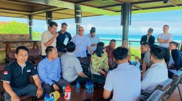 Perwakilan Pemprov NTB menerima kunjungan direksi PT Pilar Bahtera Energi di kawasan Sirkuit Mandalika untuk membahas peluang investasi industri dan energi.