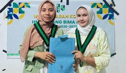 Hartati terpilih sebagai Ketua Kohati HMI Cabang Bima 2026–2027 melalui aklamasi dalam Muskoh XI