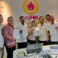Kepala Bappeda NTB Baiq Nelly Yuniarti bersama jajaran Pemprov NTB dan Ikut dihadiri Ketua KONI NTB dan juga Anggota DPR RI Mori Hanafi saat menghadiri Rapat Koordinasi Persiapan PON 2028 di Jakarta.