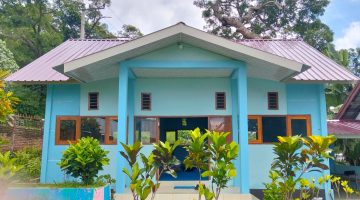 Perpustakaan SDN Sowa di Kecamatan Soromandi, Kabupaten Bima yang telah direvitalisasi sebagai ruang belajar baru bagi siswa di wilayah pesisir.