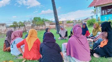 Kegiatan pembelajaran siswa dalam Program Sekolah Aman di Kabupaten Bima yang berfokus pada peningkatan literasi dan numerasi.