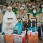 Sekda NTB Abul Chair menyambut dan menerima secara resmi kedatangan 393 jamaah haji Kloter 1 asal Kabupaten Lombok Timur di Aula Bir Ali II Asrama Haji Lombok, Selasa (2/6/2026).
