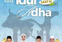 Pimpinan dan Anggota DPRD NTB Menyampaikan Ucapan Selamat Hari Raya Idul Adha 1447 H
