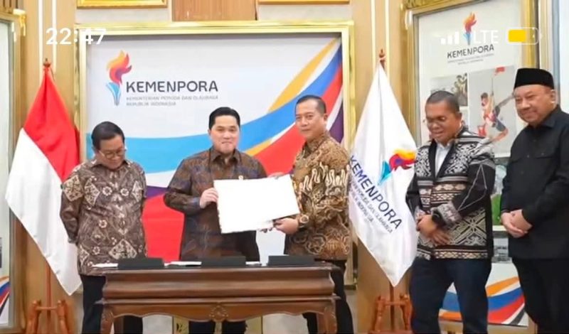 Gubernur NTB Lalu Muhamad Iqbal bersama jajaran Pemerintah Provinsi NTB mengikuti rapat strategis usai terbitnya SK Menpora yang menetapkan NTB, NTT dan DKI Jakarta sebagai tuan rumah PON XXII Tahun 2028.