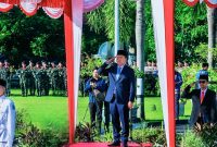 Gubernur NTB, Lalu Muhamad Iqbal, memimpin Upacara Peringatan Hari Lahir Pancasila 2026 di Lapangan Bumi Gora, Kantor Gubernur NTB, dengan mengusung tema Pancasila Pemersatu Bangsa, Fondasi Perdamaian Dunia.
