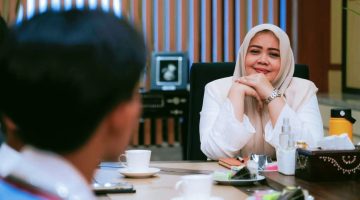 Wakil Gubernur NTB Indah Dhamayanti Putri menerima audiensi DPD Yayasan Pemuda Prestasi dan Duta Pendidikan Indonesia di Ruang Kerja Wakil Gubernur NTB, Rabu (3/6/2026).