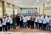 Bupati Bima Ady Mahyudi menghadiri pelantikan Ketua dan Pengurus KONI Kabupaten Bima periode 2026–2030 yang dipimpin Ketua KONI NTB H. Mori Hanafi di Aula Kantor Bupati Bima, Sabtu (6/6/2026).